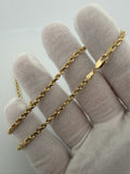 16" 14K Yellow Gold Rope 2.7mm 12.8g