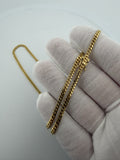 20" 14k Yellow Gold Cuban 3mm 15.53g