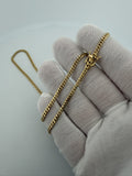 Pre-Owned 18" 14k Yellow Gold Cuban 3mm 14.2g