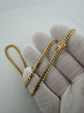16" 14k Yellow Gold Cuban 4mm 20.1g