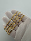 26" 14K Yellow Gold Figaro 4mm 15.0g