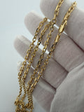 26" 14K Yellow Gold Heavy Fancy Anchor 3.5mm 19.44g