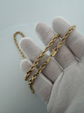14K 6mm Handmade Solid Rope Chain