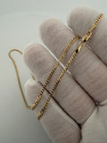 16" 14K Yellow Gold Curb 2mm 3.6g