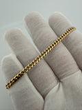 7.5" 4mm 14K yellow gold Cuban bracelet, 8.95g (pre-owned) – Ott Family Jewelry (7)