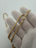 Pre-Owned 25" 14k Yellow Gold Franco 3mm 34.85g