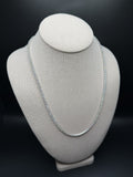 22" 3.3mm 20ctw lab diamond tennis chain, 925 sterling silver, 21.9g – Ott Family Jewelry (7)