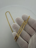 26" 10k Yellow Gold Cuban 3mm 15.6g