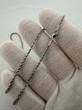 18" 14K White Gold Rope 2.2mm 6.91g