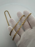 24" 3mm 14K yellow gold fancy anchor chain, 24.1g (pre-owned) – Ott Family Jewelry (7)