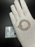 17" 14K Yellow Gold 5.18ctw E-F VS Lab Diamond Tennis EGL Certified – 2mm – 9.70g