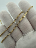 20" 14k Yellow Gold Rope 2mm 7.56g
