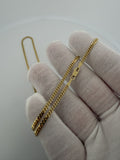 22" 2.5mm solid 10K yellow gold Cuban link chain, 9.2g – Ott Family Jewelry (7)