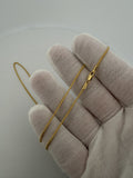 20" 14K Yellow Gold Franco 1.5mm 4.36g