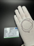 17" 14K White Gold 5.21ctw E-F VS Lab Diamond Tennis EGL Certified – 2mm – 9.68g