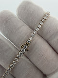 7.25" 14k Yellow Gold 5ctw VS/VVS Lab Diamond Tennis Bracelet 2.8mm 5.8g