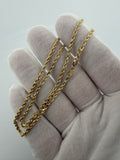16" 10K Yellow Gold Rope Chain 2.5mm 6.8g