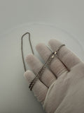 24 inch 2.5mm rope chain in 14K white gold, 11.7g, view 7 - Ott Family Jewelry