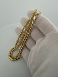 22" 14K Yellow Gold Franco Chain 4mm 39.62g