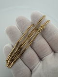 16" 3mm 14K yellow gold Cuban chain, 11.6g (pre-owned) – Ott Family Jewelry (7)