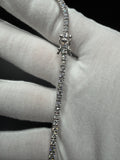 20 inch 3.4mm 16.5ctw VS/VVS lab diamond tennis chain in sterling silver, 31g, view 7 - Ott Family Jewelry
