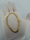 8" 14k Yellow Gold Cuban 5mm 16.6g