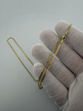 20" 14k Yellow Gold Cuban 1.75mm 4.9g