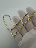 20" 14k Yellow Gold Paperclip 5mm 24.1g