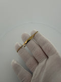 6" 14K Yellow Gold Curb Baby ID Bracelet 3mm 2.52g