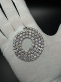 16" 5mm silver moissanite tennis chain, 34ctw D VVS1, 27.5g – Ott Family Jewelry (7)