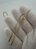 22" 14K Yellow Gold Franco 1.5mm 4.62g