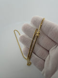 22" 3mm solid 14K yellow gold Cuban link chain, 14.7g – Ott Family Jewelry (7)