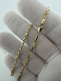 18" 14k Yellow Gold Milano Figarope 2.4mm 9.75g