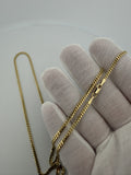 22" 10k Yellow Gold Cuban 2.5mm 9.4g