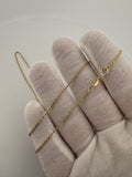 18" 14k Yellow Gold Rope 1.2mm 2.53g