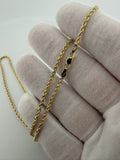 18" 2mm 14K yellow gold rope chain, 6.93g – Ott Family Jewelry (7)
