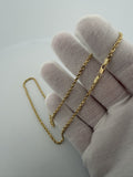 16" 2.5mm 14K yellow gold rope chain, 7.62g – Ott Family Jewelry (7)