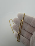 22" 2.5mm solid 10K yellow gold Cuban link chain, 9.05g – Ott Family Jewelry (7)