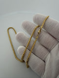 18" 14K Yellow Gold Franco 2.5mm 17.62g