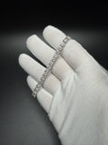 8" 5mm silver moissanite tennis bracelet, 17.87ctw D VVS1, 13.6g – Ott Family Jewelry (7)