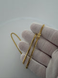 18" 10k Yellow Gold Cuban 3mm 11.72g