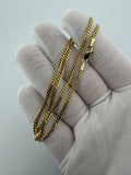 16" 14k Yellow Gold Cuban 2.5mm 8.92g