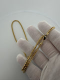 22" 14K Yellow Gold Franco 3mm 29.15g