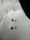 5mm natural sapphire stud earrings, 14K yellow gold, 0.5g – Ott Family Jewelry (7)