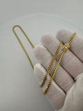 22" 10k Yellow Gold Cuban 3mm 12.9g