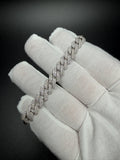 7" 8mm silver moissanite Cuban bracelet, 4.3ctw D VVS1, 20.9g – Ott Family Jewelry (7)