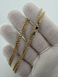 22" 10k Yellow Gold Rope 2.5mm 7.14g