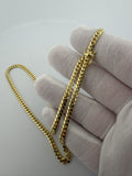 18" 14k Yellow Gold Cuban 4mm 22.65g