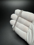 7" 14K White Gold 10.1ctw E-F VS Lab Diamond Tennis EGL Certified – 4mm – 11.8g