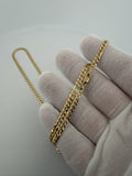 22" 14K Yellow Gold Curb 3.8mm 7.92g